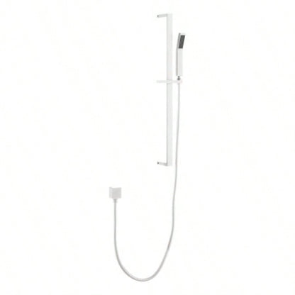 Handheld Shower with 28 - Inch Slide Bar and 59 - Inch Hose