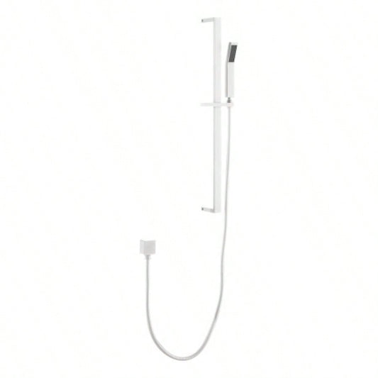 Handheld Shower with 28 - Inch Slide Bar and 59 - Inch Hose