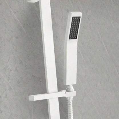 Handheld Shower with 28 - Inch Slide Bar and 59 - Inch Hose