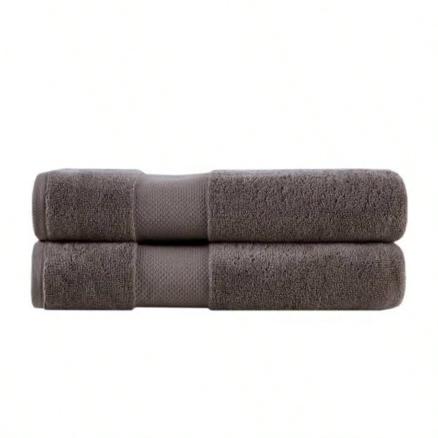 2 PCS 35x70 - 2PK Cotton Bath Sheet Set Charcoal