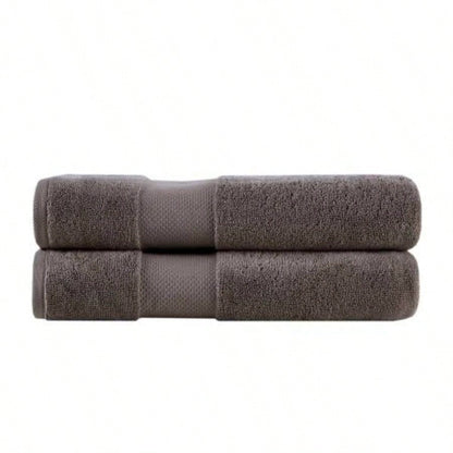 2 PCS 35x70 - 2PK Cotton Bath Sheet Set Charcoal