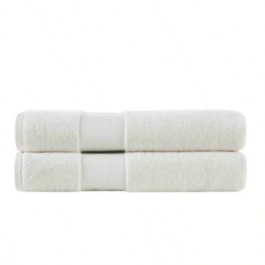 2 PCS 35x70 - 2PK Cotton Bath Sheet Set White