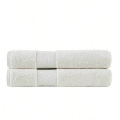 2 PCS 35x70 - 2PK Cotton Bath Sheet Set White