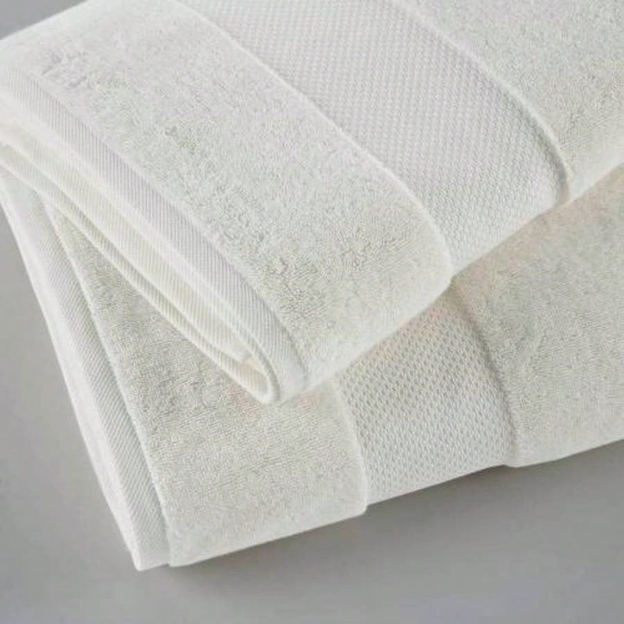2 PCS 35x70 - 2PK Cotton Bath Sheet Set White