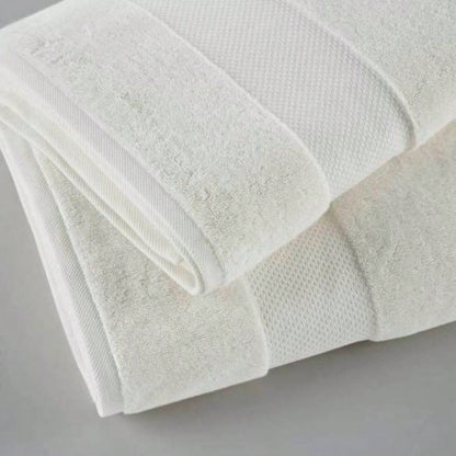2 PCS 35x70 - 2PK Cotton Bath Sheet Set White