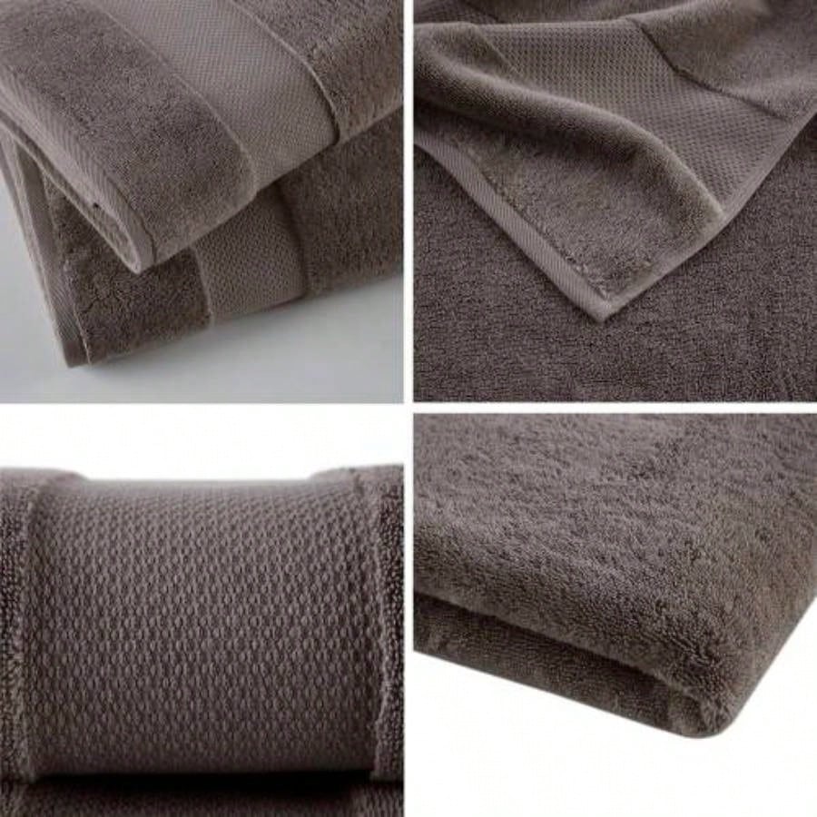 2 PCS 35x70 - 2PK Cotton Bath Sheet Set Charcoal