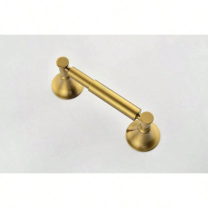 6 Piece Brass Bathroom Towel Rack Set Wall Mount