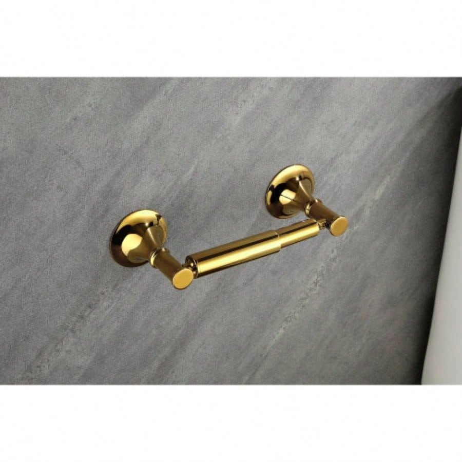 6 Piece Brass Bathroom Towel Rack Set Wall Mount