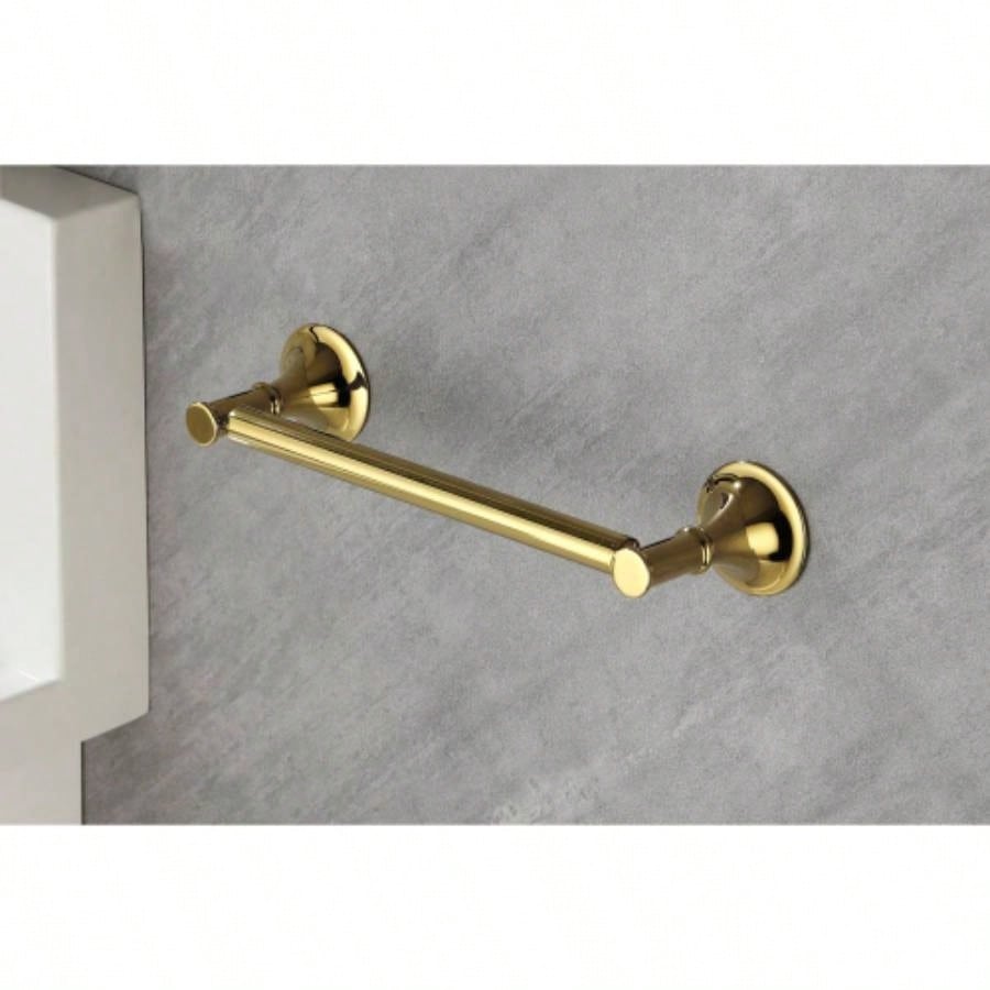 6 Piece Brass Bathroom Towel Rack Set Wall Mount