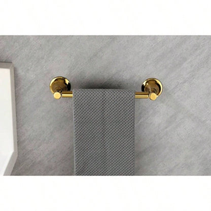 6 Piece Brass Bathroom Towel Rack Set Wall Mount