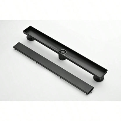 24 Inches Linear Shower Drain, Included Hair Strainer and Leveling Feet