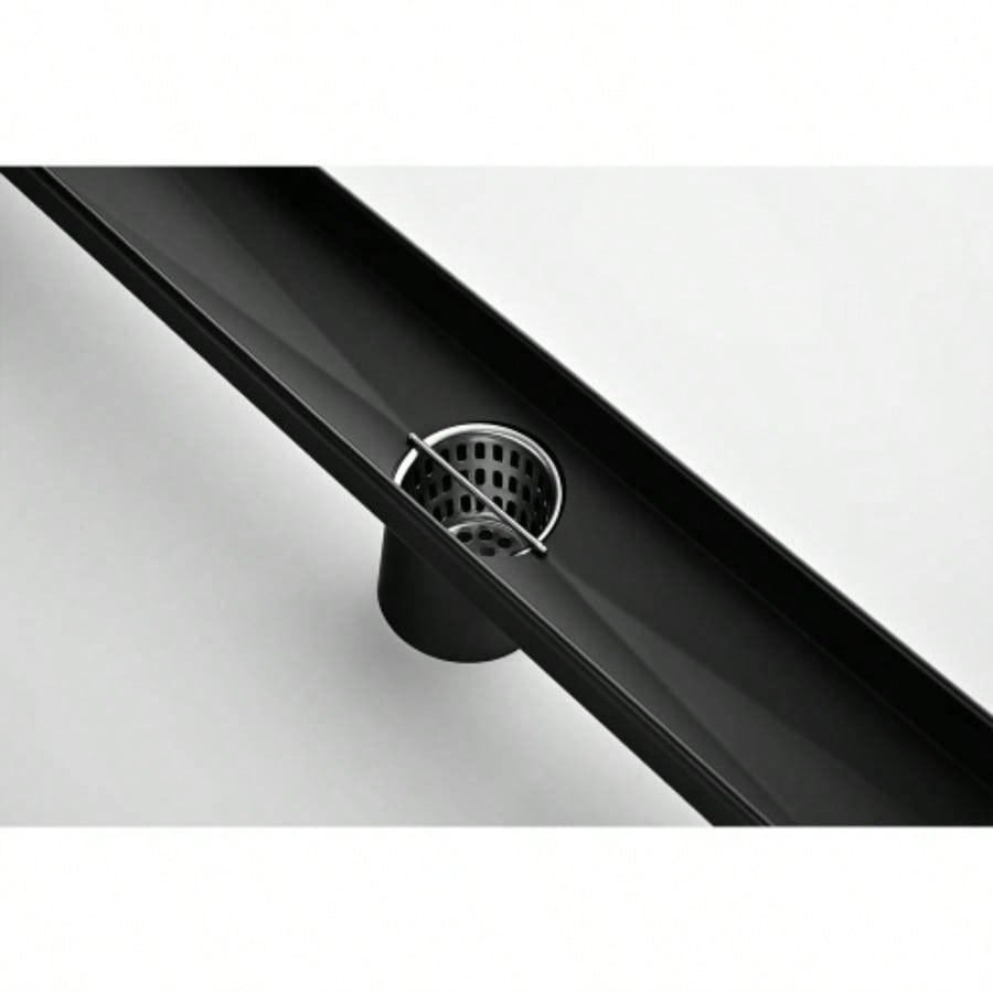 24 Inches Linear Shower Drain, Included Hair Strainer and Leveling Feet