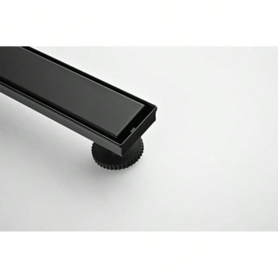 24 Inches Linear Shower Drain, Included Hair Strainer and Leveling Feet