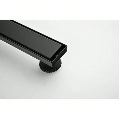 24 Inches Linear Shower Drain, Included Hair Strainer and Leveling Feet