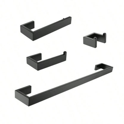 4 - Piece Stainless Steel Bathroom Hardware Set