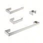 4 - Piece Stainless Steel Bathroom Hardware Set