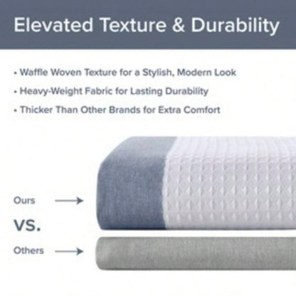 1 PCS 108x72 Shower Curtain with Treatment Dark Blue