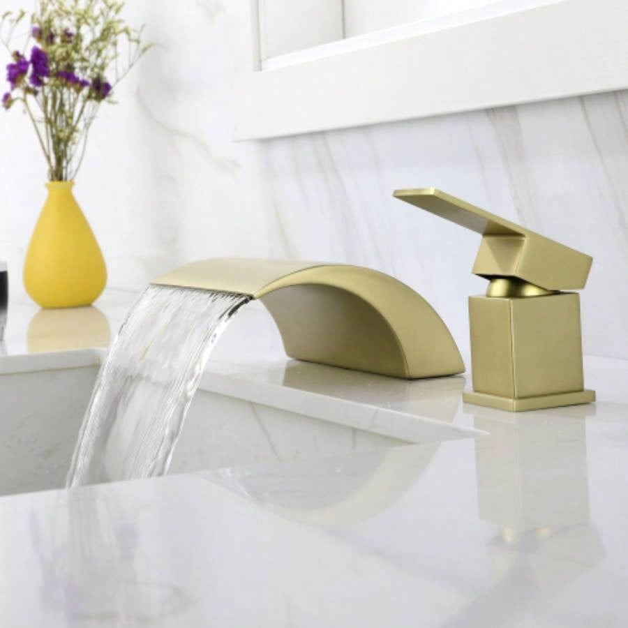 8 in. Widespread Single Handle Bathroom Faucet with cUPC Hose in Matte Black