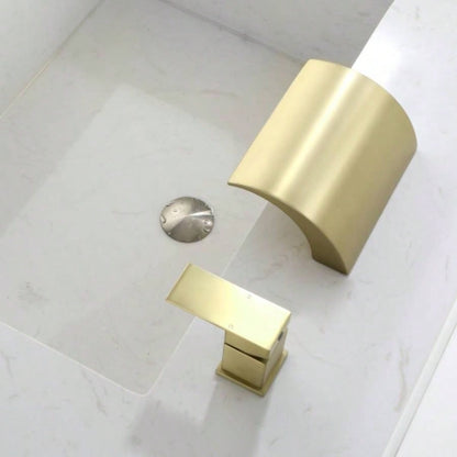 8 in. Widespread Single Handle Bathroom Faucet with cUPC Hose in Matte Black