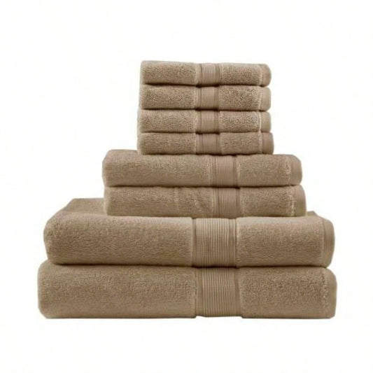 Ultra - Soft Cotton Absorbent Towel Set 8 - Piece