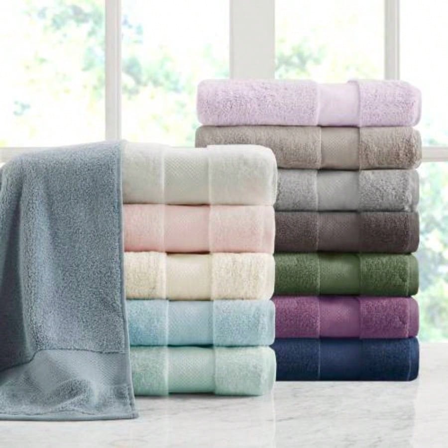 Cotton 6 Piece Bath Towel Set 6 - Piece