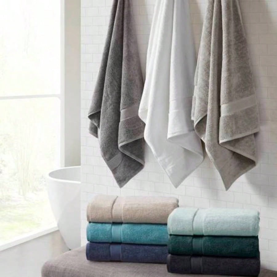 2 PCS 34x68 - 2PK Ultra - Soft Cotton Absorbent Towel Set Seafoam