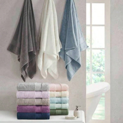 Cotton 6 Piece Bath Towel Set 6 - Piece