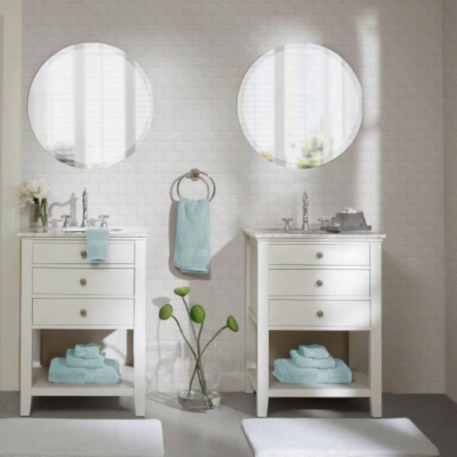 2 PCS 34x68 - 2PK Ultra - Soft Cotton Absorbent Towel Set Seafoam