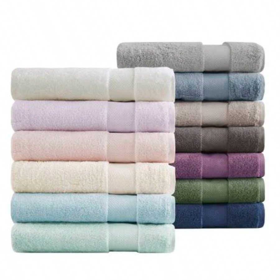 Cotton 6 Piece Bath Towel Set 6 - Piece