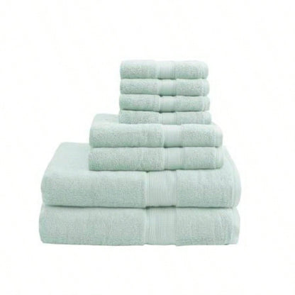 2 PCS 34x68 - 2PK Ultra - Soft Cotton Absorbent Towel Set Seafoam