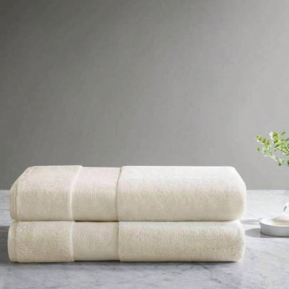 2 PCS 35x70 - 2PK Cotton Bath Sheet Set Natural