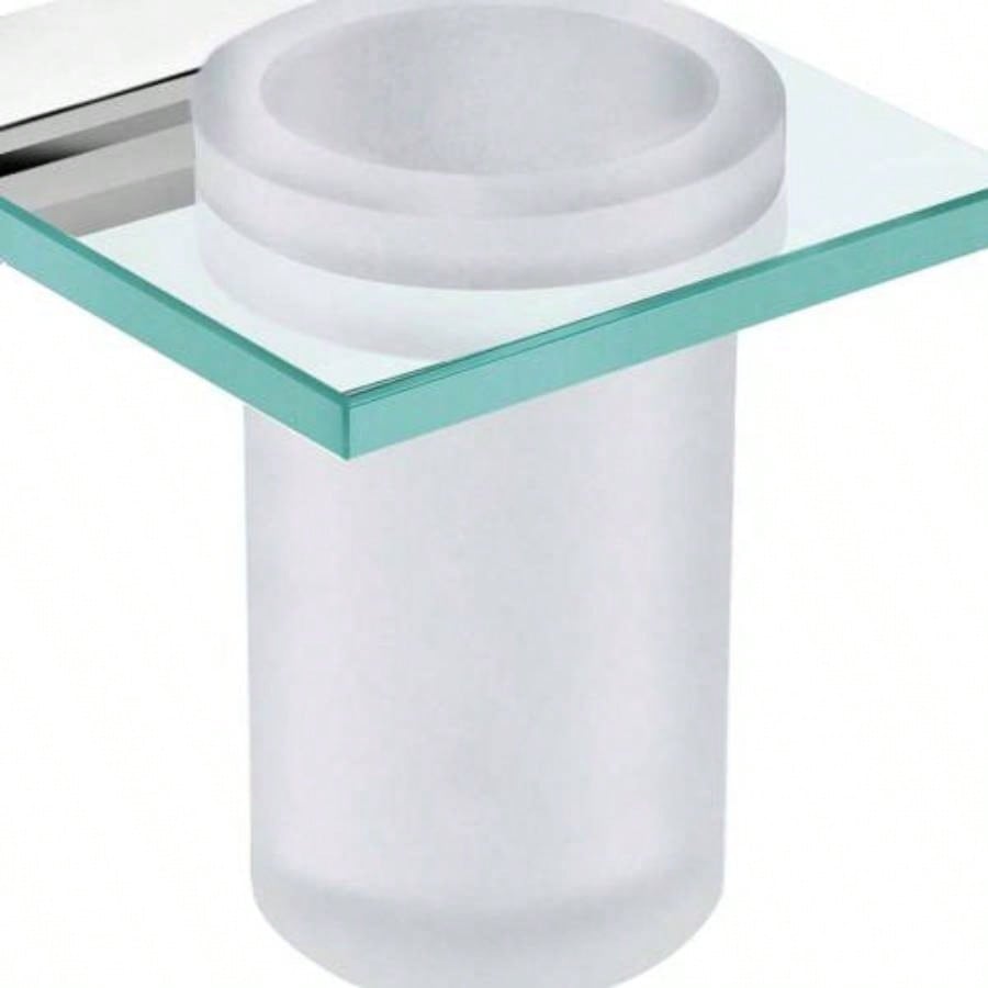 Venice Bathroom Single Tumbler Toothbrush Holder Tempered Glass