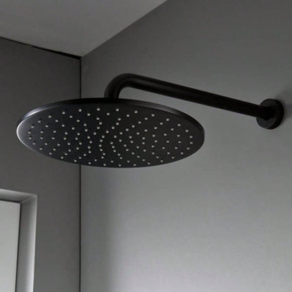 Rainfall Handheld Spray, In - Wall Installation, Anti - Corrosion Brass Body304 Stainless Steel, Modern Bathroom FixtureMatte Black