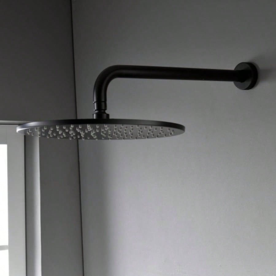 Rainfall Handheld Spray, In - Wall Installation, Anti - Corrosion Brass Body304 Stainless Steel, Modern Bathroom FixtureMatte Black