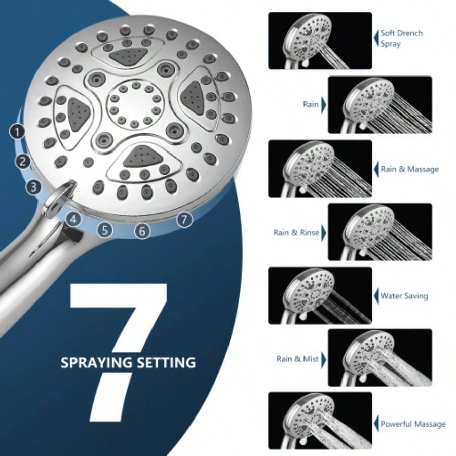 shower System 12 Inch Bathroom Luxury Rain Mixer Shower Combo Set Wall Mounted Rainfall Shower and Handheld System Shower Faucet Set