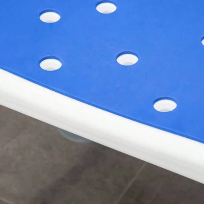 HOMCOM EVA Padded Shower Chair with Arms and Back, Bath with Adjustable Height, Anti - slip Shower Seniors and Disabled, - Assembly, 299lbs