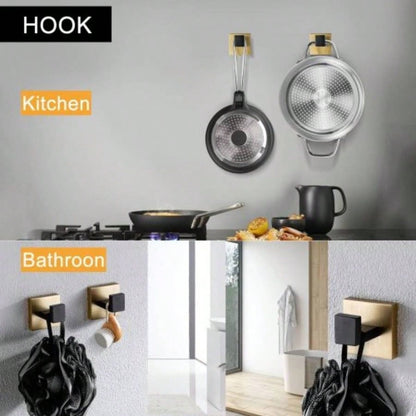 5 Pieces Bathroom Hardware Accessories Set Towel Bar Set Wall Mounted, Stainless Steel