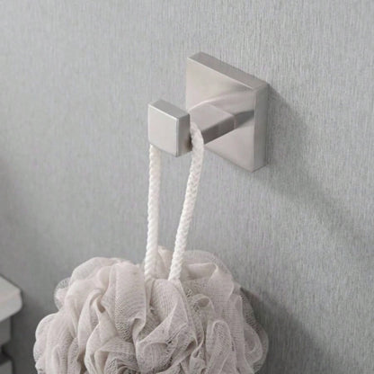 5 - Piece SUS304 Bathroom Set: Towel Bar+ Ring+ Hooks+ TP Holder, Brushed