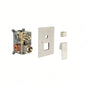 2 Way Outlet Function Solid Brass Shower Diverter Mixer Rough - In Shower Handle Kit