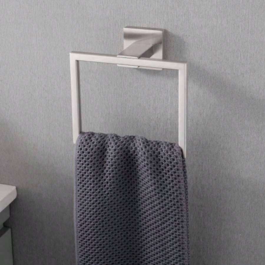 5 - Piece SUS304 Bathroom Set: Towel Bar+ Ring+ Hooks+ TP Holder, Brushed