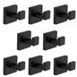 8 Pack Wall - Mounted Stainless Steel Bathroom Towel Hooks/Coat Hooks Bathroom, Bedroom, Kitchen