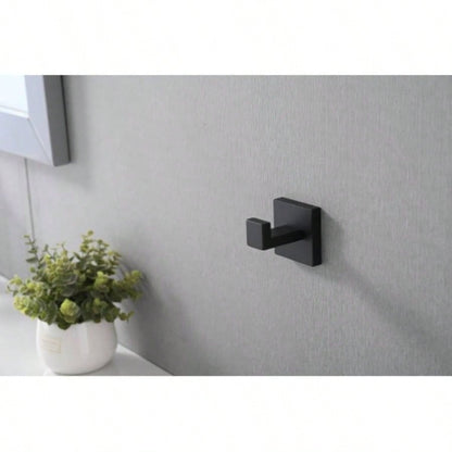 8 Pack Wall - Mounted Stainless Steel Bathroom Towel Hooks/Coat Hooks Bathroom, Bedroom, Kitchen