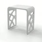 Solid Surface Shower Stool - Matte White