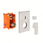 3 Way Outlet Function Solid Brass Shower Diverter Mixer Rough - In Shower Handle Kit