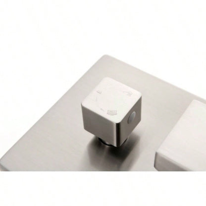 3 Way Outlet Function Solid Brass Shower Diverter Mixer Rough - In Shower Handle Kit