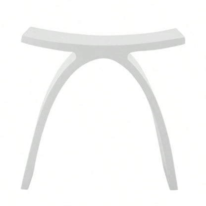 Acrilyc Shower Stool - Matt White