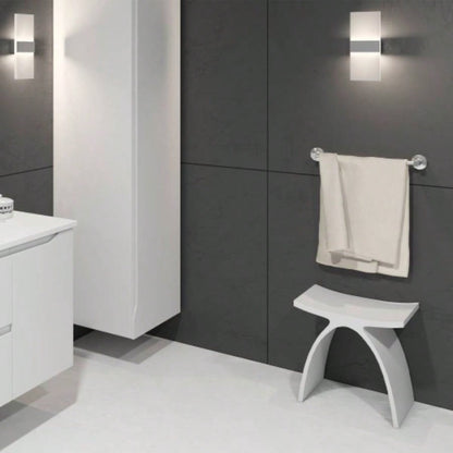 Acrilyc Shower Stool - Matt White