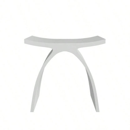Acrilyc Shower Stool - Matt White