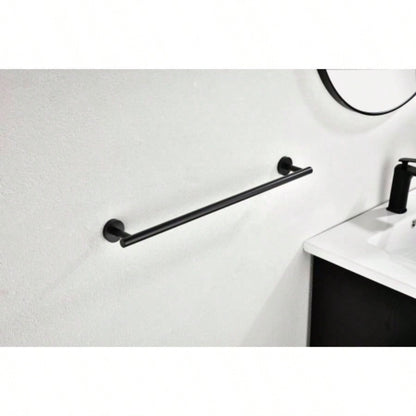 6 Piece Stainless Steel Bathroom Towel Rack Set Wall Mount