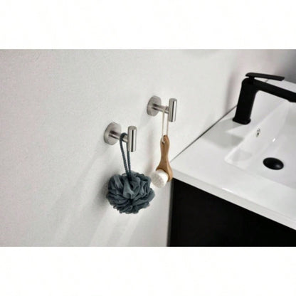 6 Piece Stainless Steel Bathroom Towel Rack Set Wall Mount